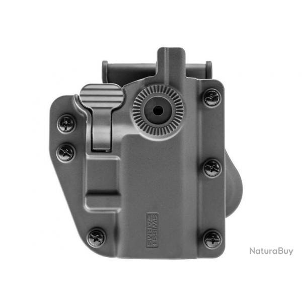 Holster Rigide CQC Ambidextre Level2 Adapt X - Gris - Swiss Arms