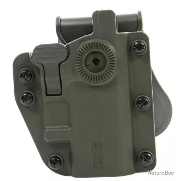 Holster Rigide CQC Ambidextre Level2 Adapt X - OD GREEN- Swiss Arms