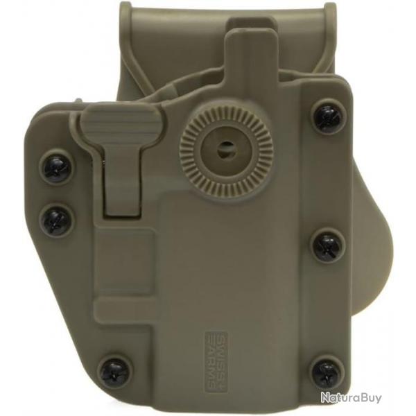 Holster Rigide CQC Ambidextre Level2 Adapt X - Ranger Green - Swiss Arms