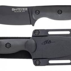 Couteau KA-BAR Becker Nessmuk Lame Acier Carbone 1095 Black Manche Ultramid Etui Made USA BKR19BK