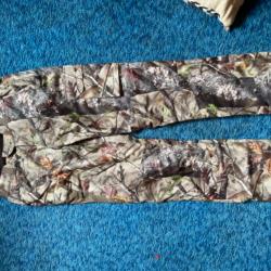 SOLOGNACPANTALON IMPERMÉABLE ET CHAUD CAMOUFLAGEMARRON 500