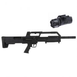 Fusil à pompe Hatsan Escort Bulltac + Lampe LED et Laser Umarex LLM 1