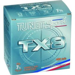 cartouche tx8 trap 12/70 28g boite de 25 tunet