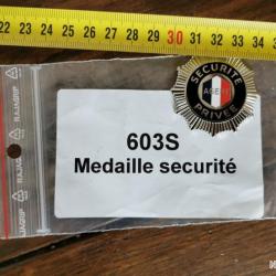 MEDAILLE POUR LES SERVICES DE SECURITE GK 603S (A023)