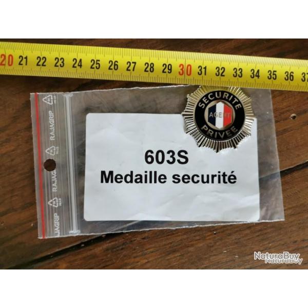 MEDAILLE POUR LES SERVICES DE SECURITE GK 603S (A023)