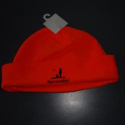 Bonnet de chasse polaire orange - Taille Taille Unique