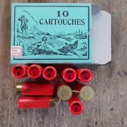 1 boîte de 10 cartouches à broche calibre 16.