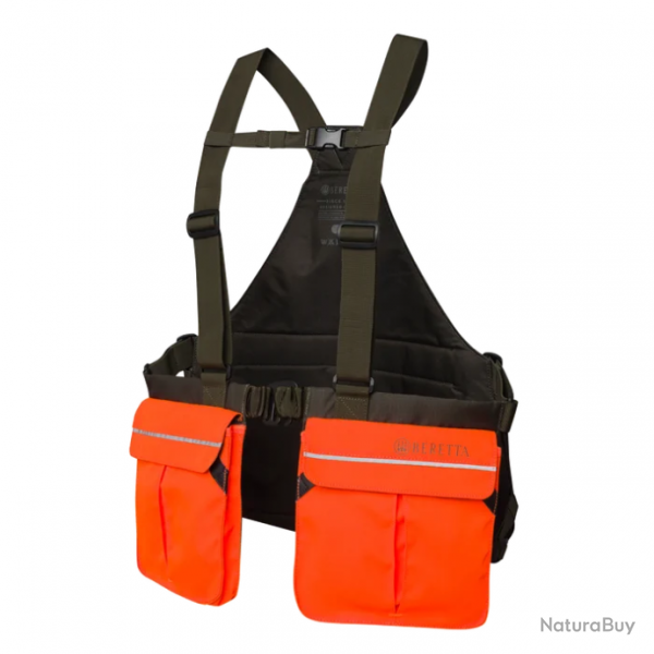 Gilet de tir Beretta Strap EVO - Vert / Orange