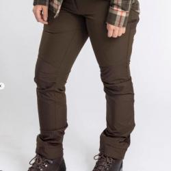 PANTALON FEMME PINEWOOD ABISKO/BRENTON DARK OLIVE/SUEDE BROWN 34020