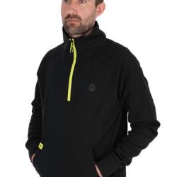 Sweat Matrix 1/4 Zip Sweat Black/Lime (Black Edition) - XXXL