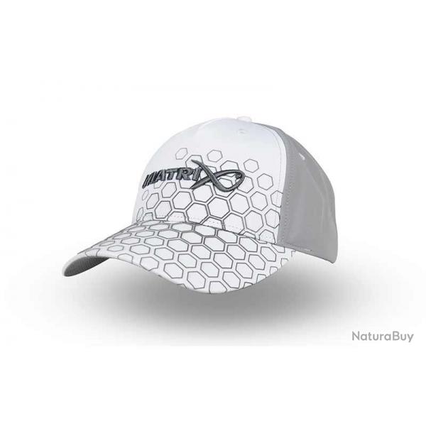 Casquette Matrix Hex Print Cap (White)