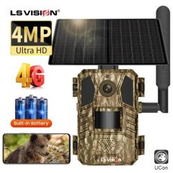 Caméra de Chasse Etanche IP66, 4G, 14MP, 20m Détection de Mouvement PIR Vision Nocturne IR