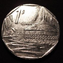 CUBA 1 peso 1998 diametre 27 mm TTB  (1998 )