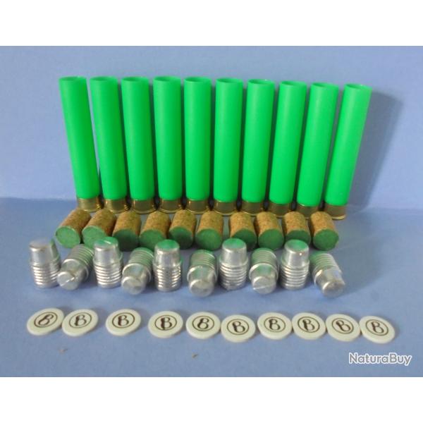 LOT DE RECHARGEMENT CAL.410 BALLE 210 GRAINS ( 13,90 grammes ) N3
