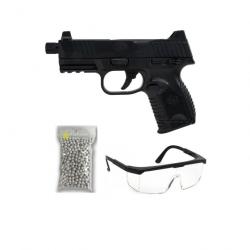 Pack Réplique airsoft FN 509 Tactical Noir à ressort (Cybergun)