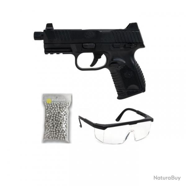 Pack Rplique airsoft FN 509 Tactical Noir  ressort (Cybergun)