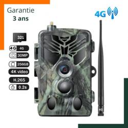 Caméra de chasse 4G 4K - Garantie 3 ans