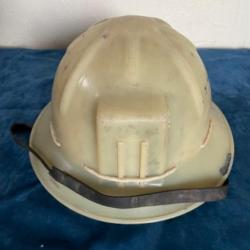 Ancien casque de mineur Durochoc Plasticap