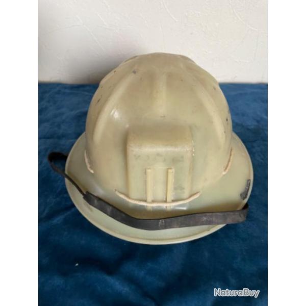 Ancien casque de mineur Durochoc Plasticap