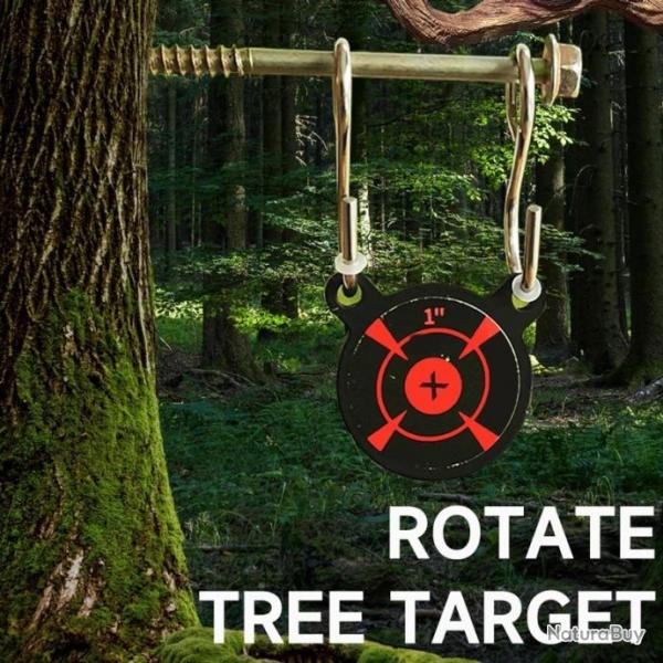 Tir  la fronde portable en mtal, cible d'arbre, pice d'entranement, frappe de degr, sports de p