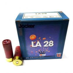 BOITE DE 25 CARTOUCHES DE SPORT JOCKER LA28 28G BOURRE JUPE CAL.12/70 PLOMB 7.5