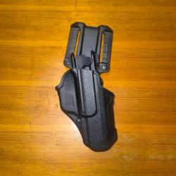 Holster GLOCK 17 / 19 OWB T-SERIES L2CDEPORT DE CEINTURE DROITER