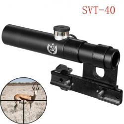 DISPONIBLE ! Lunette PU pour Mosin Nagant Sniper SVT 40 Neuve + visserie + support latéral