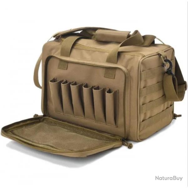 Sac de Rangement Tactique Nylon pour Armes  Feu Molle idal Chasse Kaki