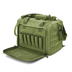 Sac de Rangement Tactique Nylon pour Armes à Feu Molle idéal Chasse Vert