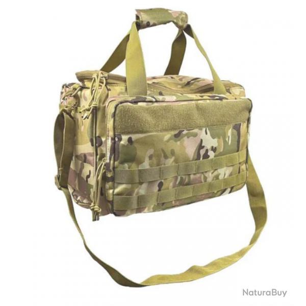 Sac de Rangement Tactique Nylon pour Armes  Feu Molle idal Chasse CP