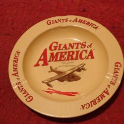 Cendrier publicitaire GIANTS of AMERICA  Vintage Collection Aviation