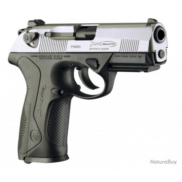 DESTOCKAGE - NEUF - BERETTA - PISTOLET - CAT B - PX4 F - 9MM - INOX - 34201930