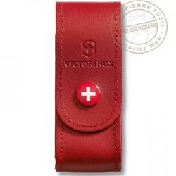 Etui cuir VICTORINOX - 6 à 14 pièces - rouge