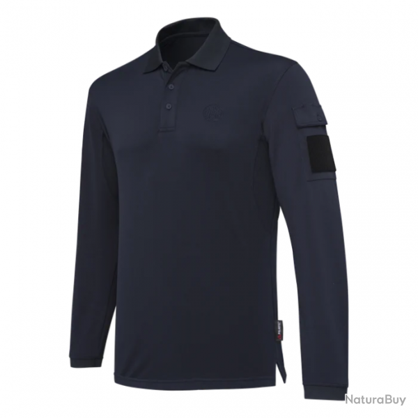 Polo Beretta Miller Manches longues Bleu