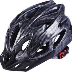 Casque de Vélo VTT et VTC Léger à Doublure Confortable Unisexe 55-61cm Noir