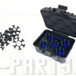 Boite chargement (5) + 10 Moon Clips **PLASTIQUE** Revolver S&W 6 coups 45ACP [voir descriptif]