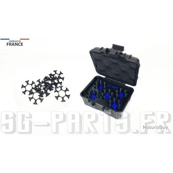 Boite chargement (5) + 10 Moon Clips **PLASTIQUE** Revolver S&W 6 coups 45ACP [voir descriptif]