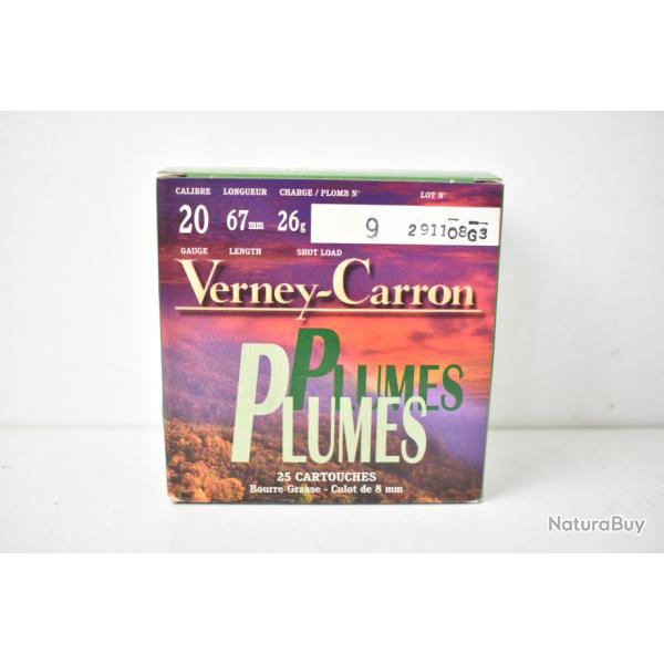 50 Cartouches Verney-Carron Plumes BG calibre 20