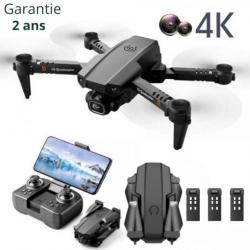 Drone 4K HD double caméra 3 batteries - Garantie 2 ans - Livraison rapide et gratuite