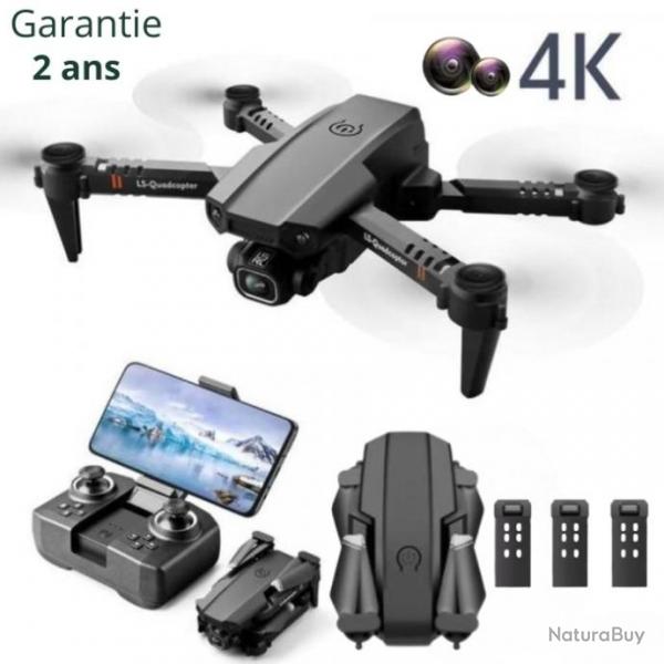 Drone 4K HD double camra 3 batteries - Garantie 2 ans - Livraison rapide et gratuite