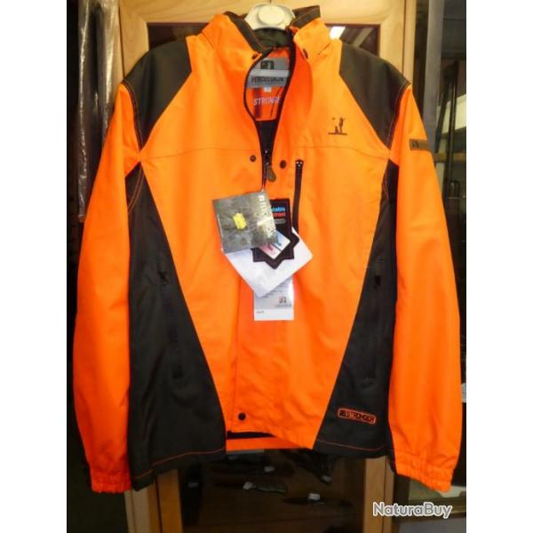 veste de battue fluo impermable