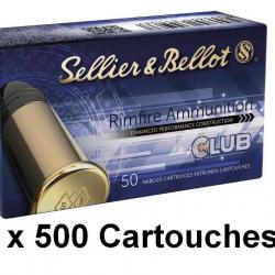 NEUF!!!! X500 BALLES SELLIER & BELLOT STANDARD CLUB CAL:.22LR