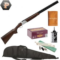 Pack chasseur Fusil de chasse Yildiz extracteur Cal.20/76 + mun + fourreau + nettoyage + porte p