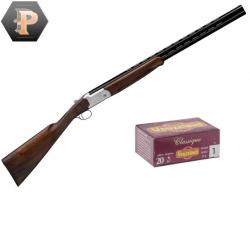 Pack chasseur ! Fusil superposé Yildiz extracteur plaine cal. 20/76 + mun