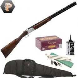 Pack chasseur ! Fusil superposé Yildiz extracteur plaine cal. 20/76 + mun + fourreau + nettoyage