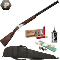 Pack chasseur ! Fusil superposé Yildiz - Cal. 410/76 + mun + fourreau + nettoyage