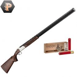 Pack chasseur ! Fusil de chasse superposé Yildiz Cal.410 + mun