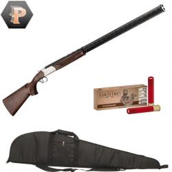 Pack chasseur ! Fusil de chasse superposé Yildiz Cal.410 + mun + fourreau