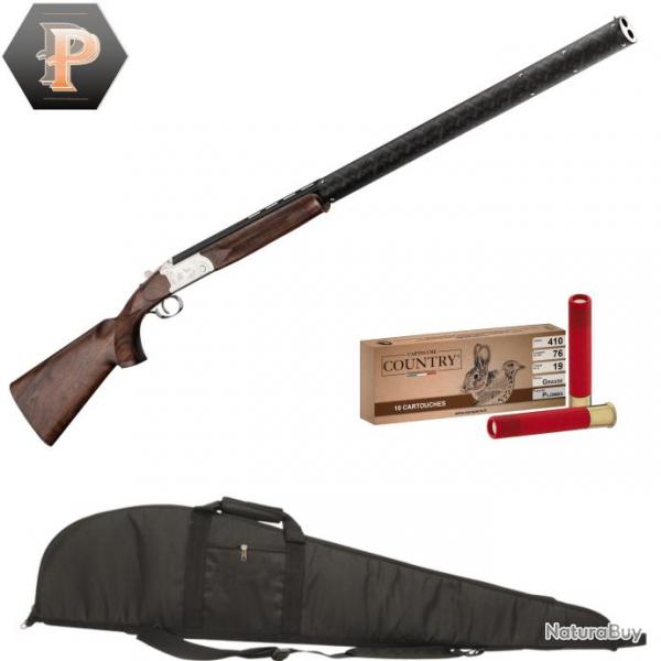 Pack chasseur ! Fusil de chasse superpos Yildiz Cal.410 + mun + fourreau