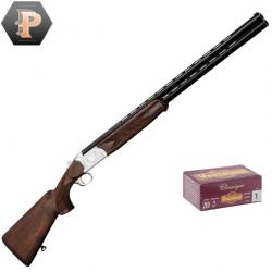 Pack Chasseur ! Fusil superposé Luxe Yildiz ejecteur plaine cal. 20/76 + mun